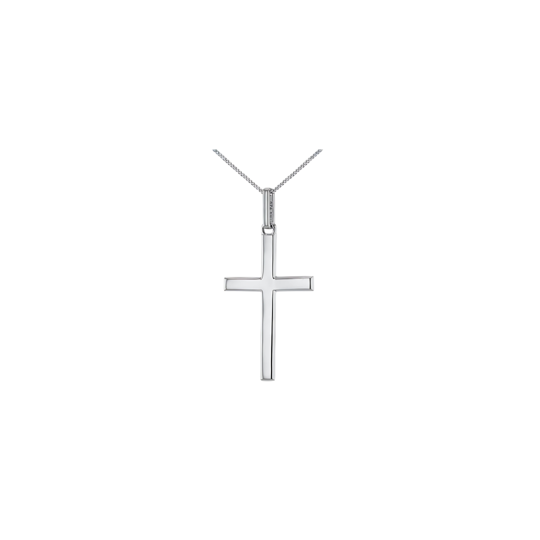 Silver Large Cross Pendant