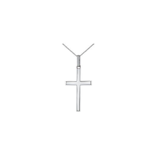 Silver Large Cross Pendant