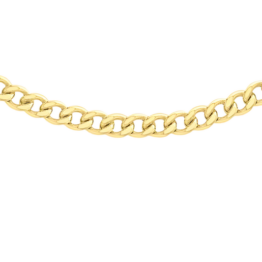 9ct Yellow Gold 100 Curb Chain – 51cm