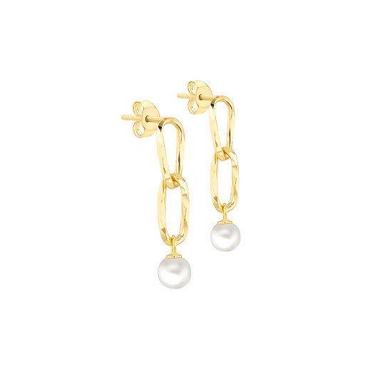 Fresh Water Pearl Drop Stud Earrings