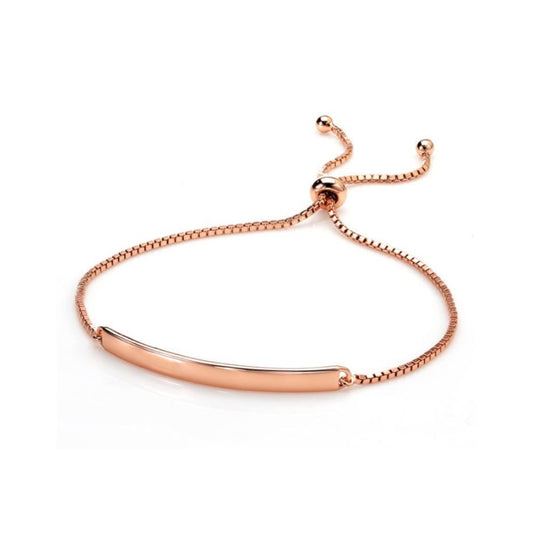 Engravable ID Adjustable Slider Bracelet