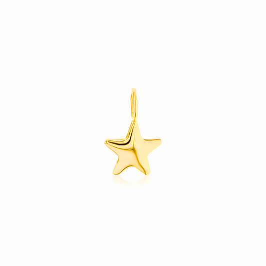 9 Carat Yellow Gold Mini Star Charm - RubyJade 