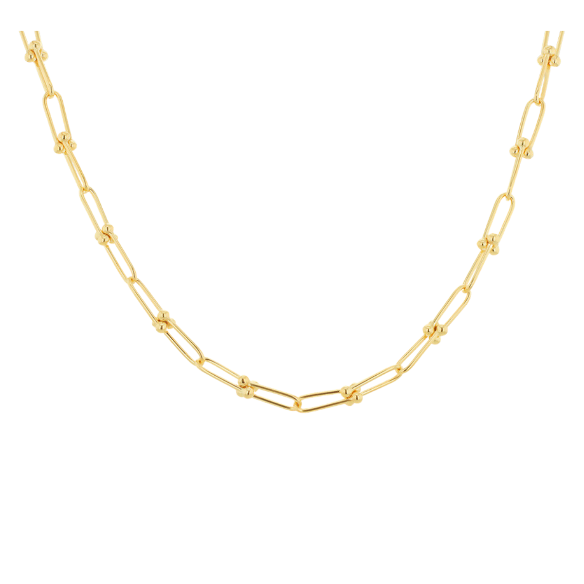 9 Carat Yellow Gold 46cm Yellow Gold Small Industrial Chain