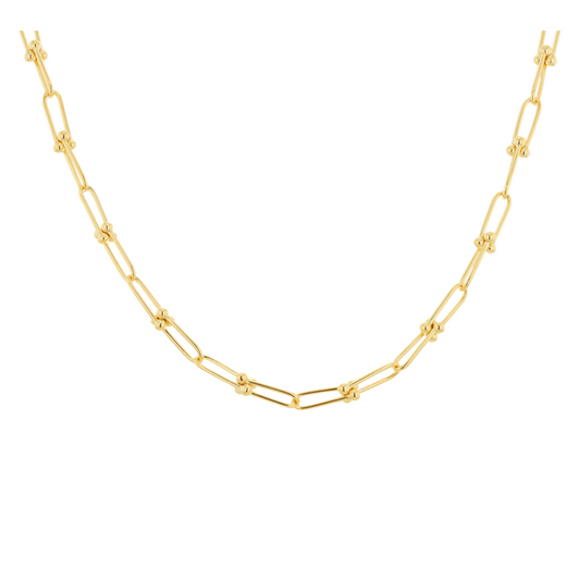 9 Carat Yellow Gold 46cm Yellow Gold Small Industrial Chain