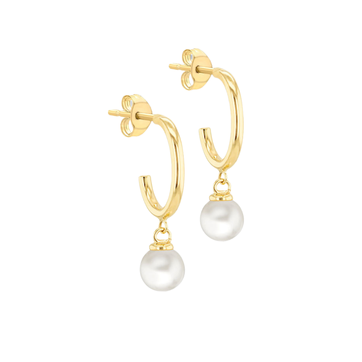 9 Carat Freshwater Pearl Drop Earrings - Elegant and Sophisticated Perfect for Formal and Casual Outfits