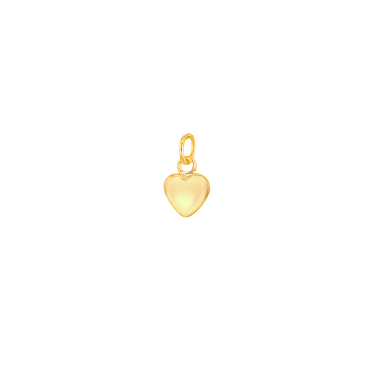 Gold Mini Heart Charm Pendant