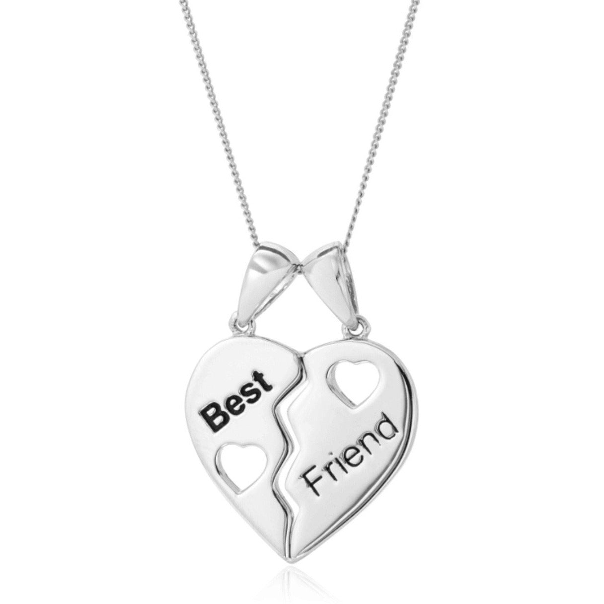 Best Friend 925 Sterling Silver Pendant with Sterling Silver Chain. - RubyJade