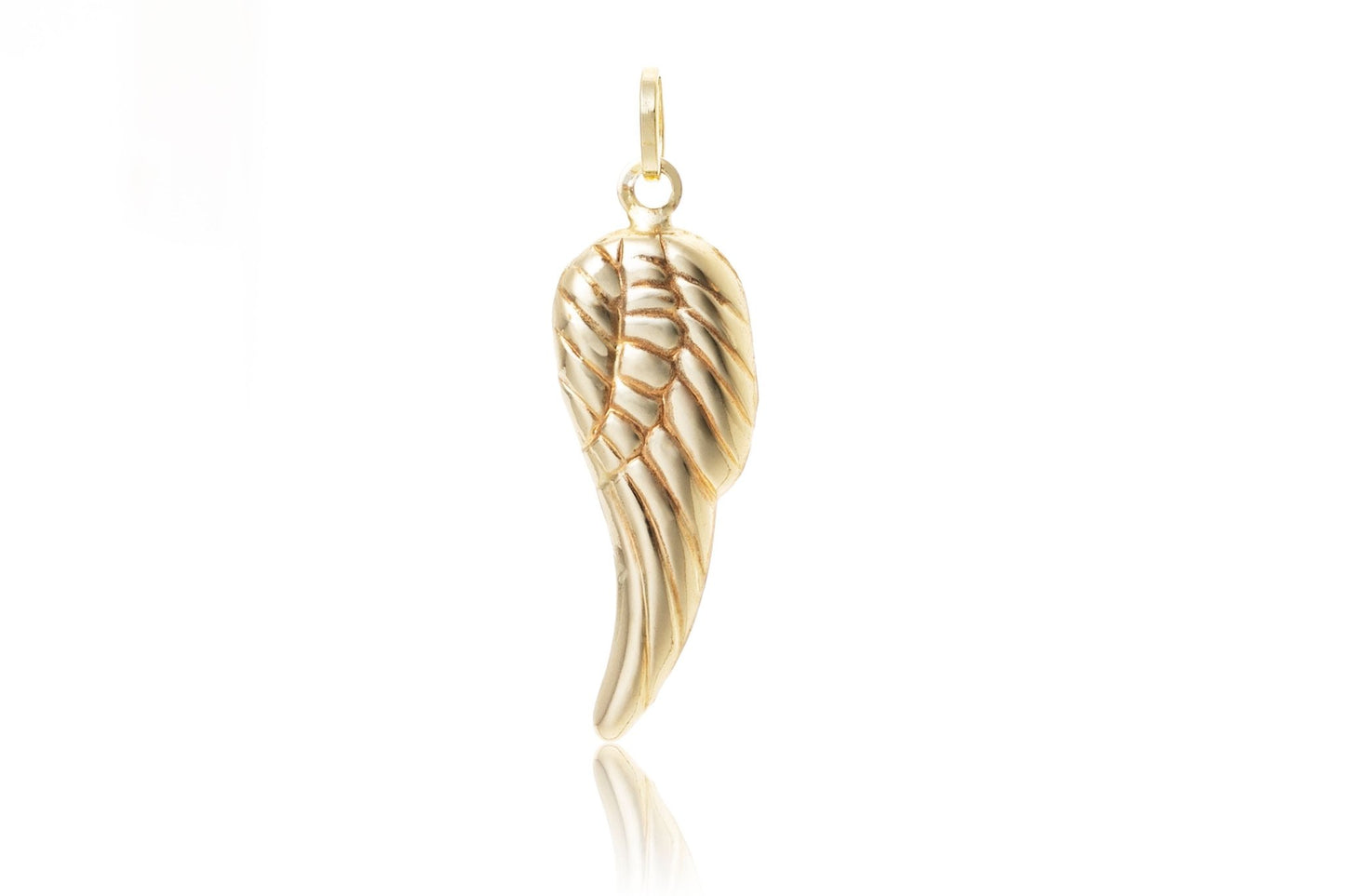 Elevate Your Style with Our Exquisite 9 Carat Yellow Gold Angel Wing Pendant - A Beautiful and Spiritual Timeless Piece of Jewelry - RubyJade
