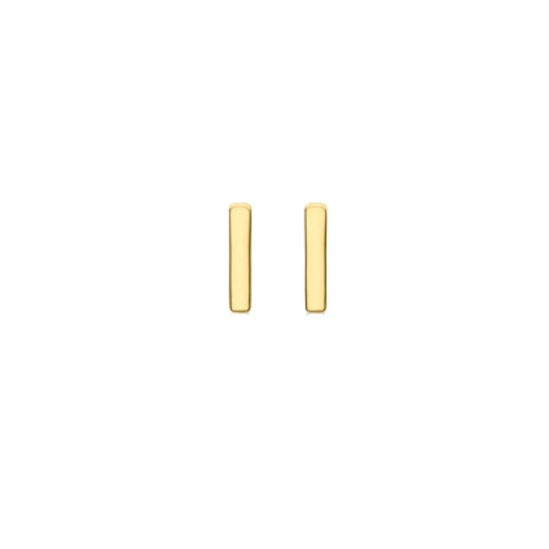 Personalised 9 Carat Gold Initial Stud Earrings - RubyJade